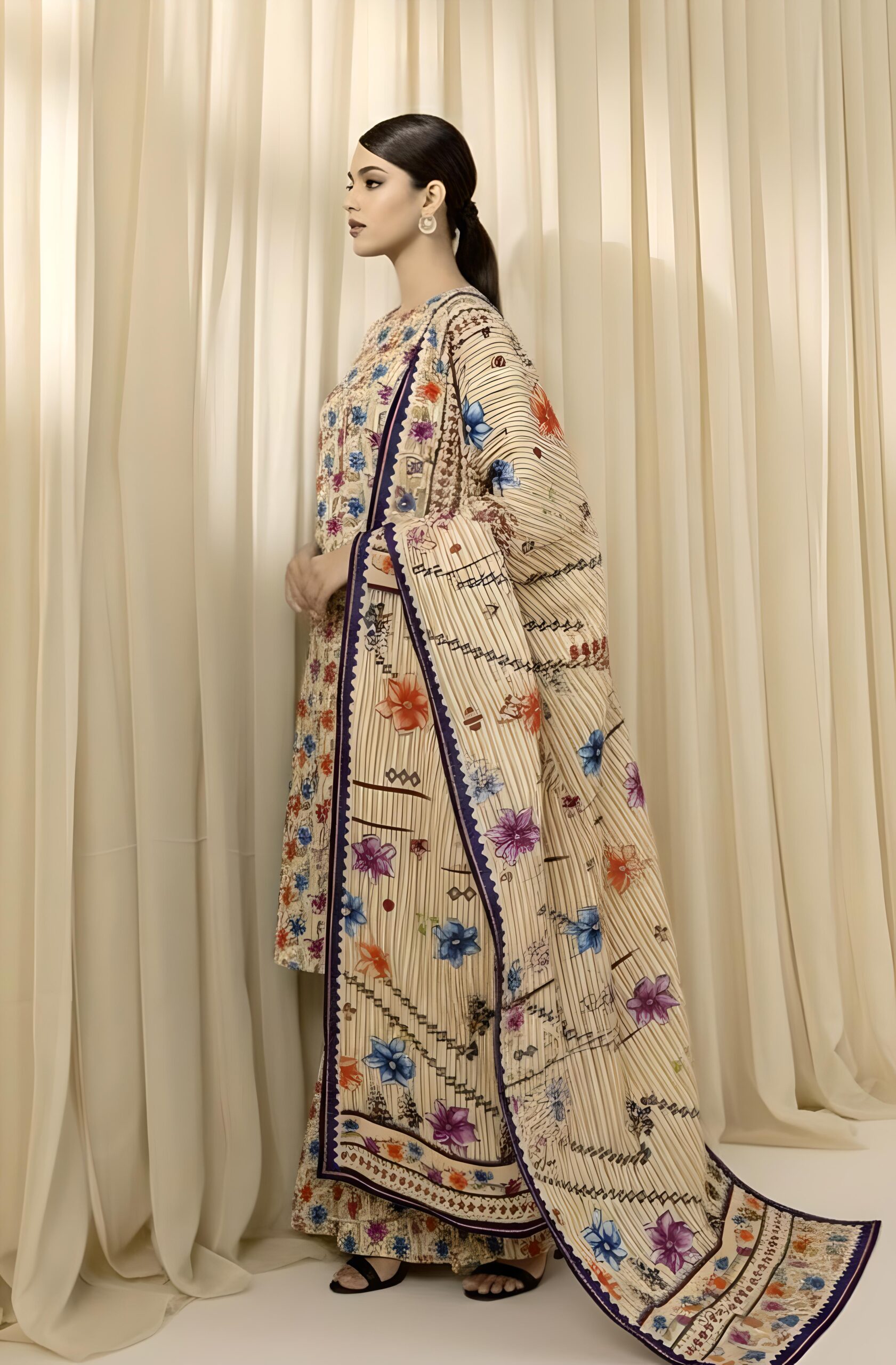 3 piece unstitched lawn suit 3 piece unstitched lawn suit