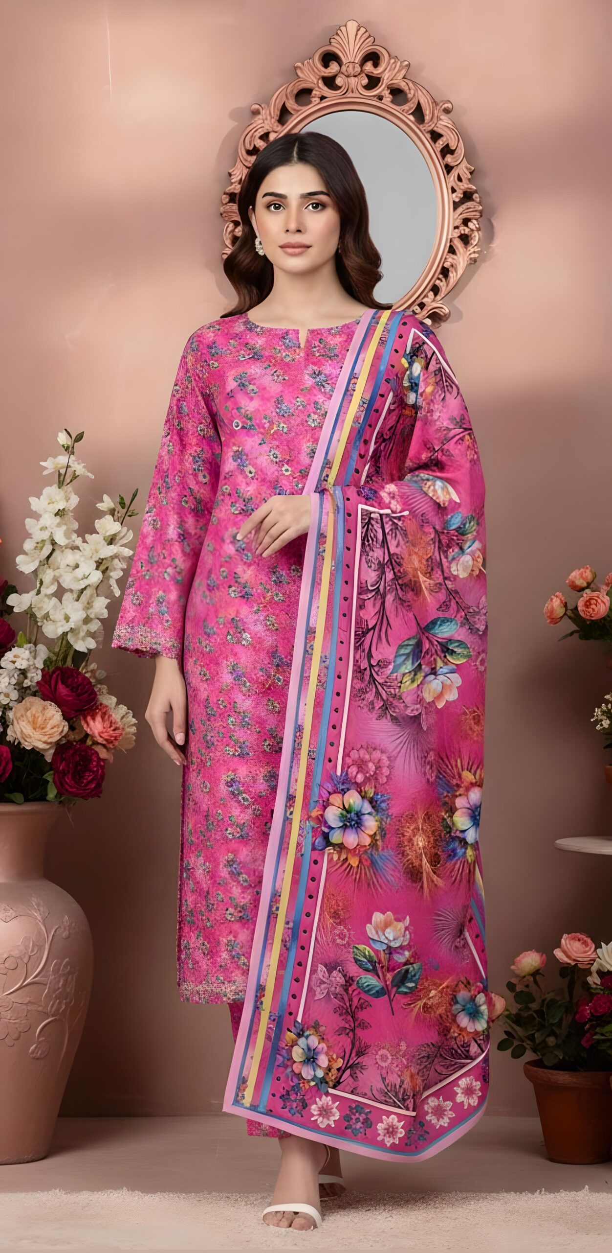 3 piece unstitched lawn suit 3 piece unstitched lawn suit