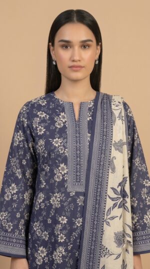 bin saeed printed 3 piece
