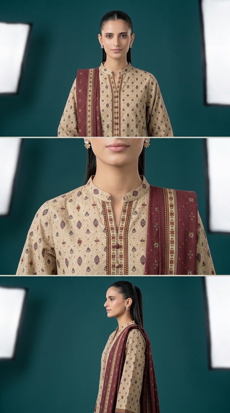 bin saeed printed 3 piece bin saeed printed 3 piece